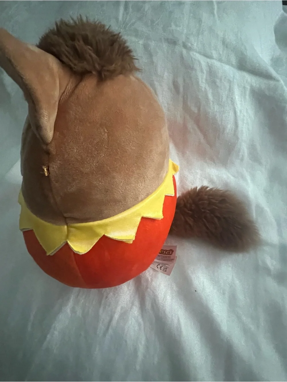 Squishmallows Brown Cream Orange Reese's Wade the Hedgehog Plush